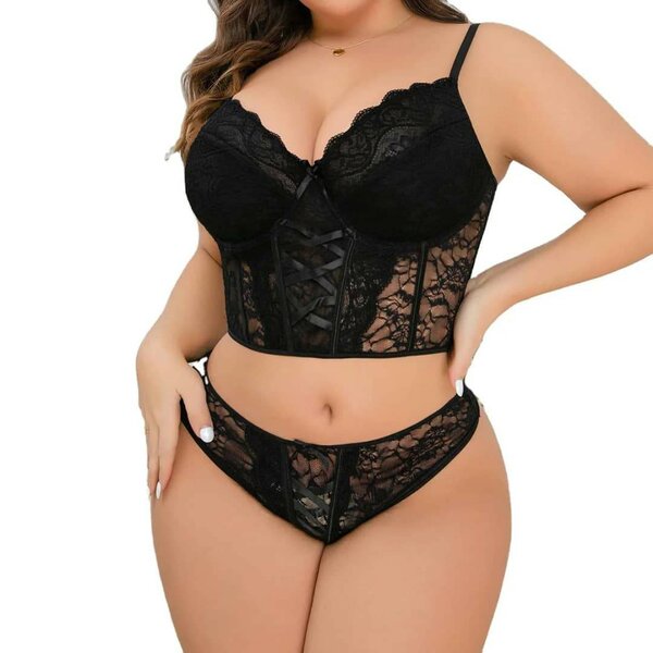 Ensemble lingerie dentelle femme