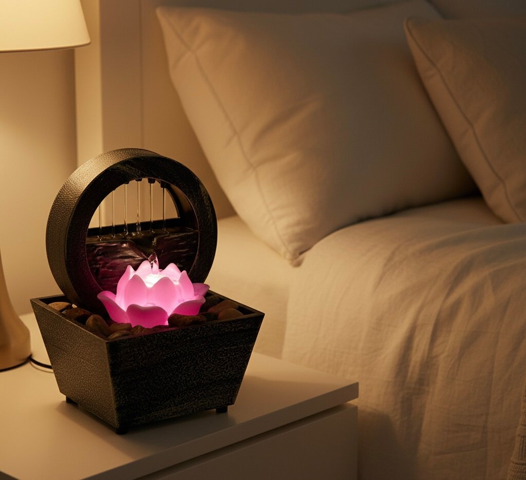 Fontaine Décorative LED Lotus