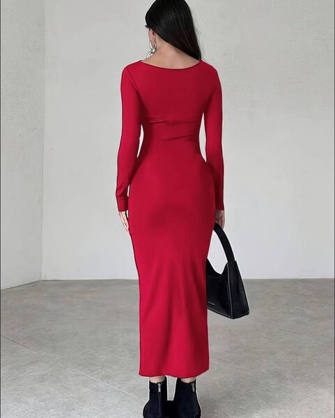 Stretchy maxi dress
