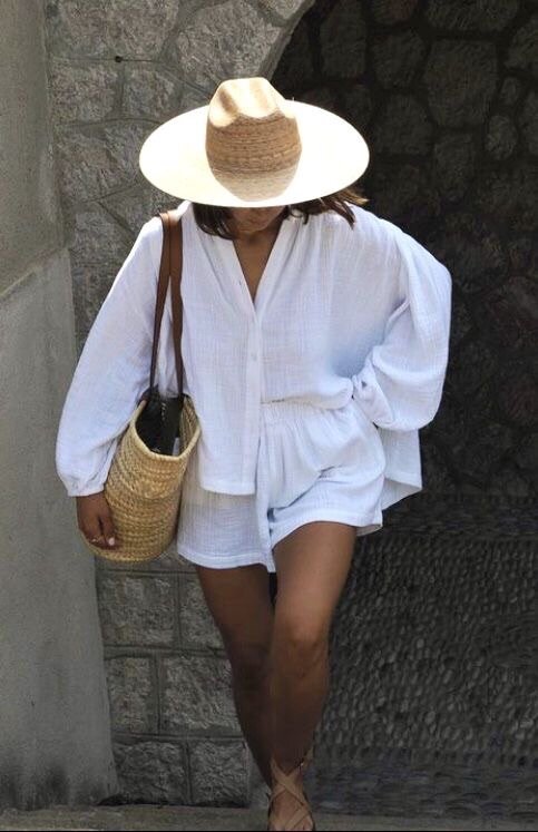 Ensemble d'été léger en coton