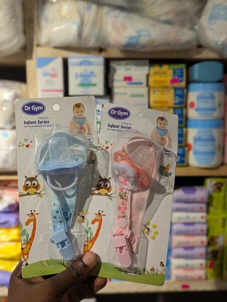 Pacifier with cover and strap