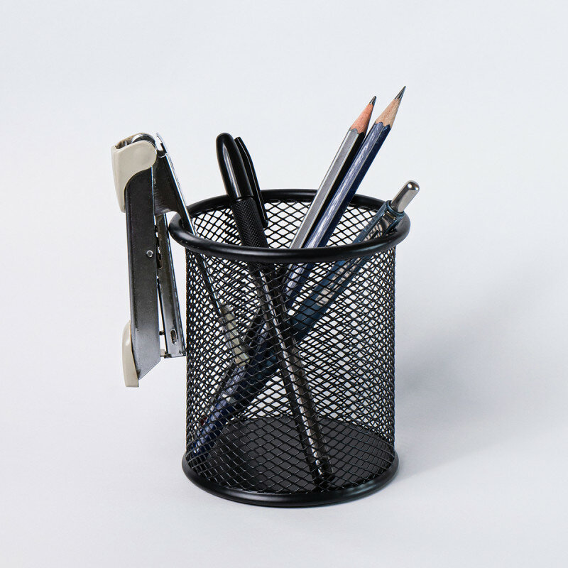 Porte-crayons en métal robuste