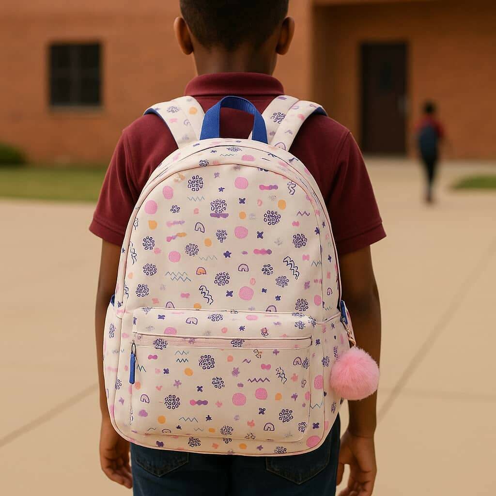 Sac à dos enfant motif joyeux