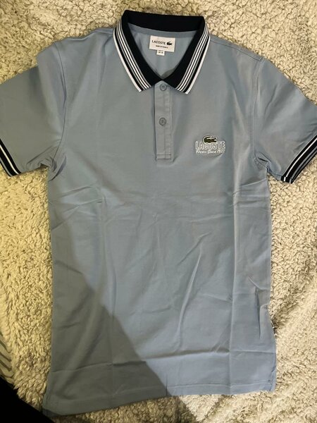 Polo Lacoste Bleu Homme