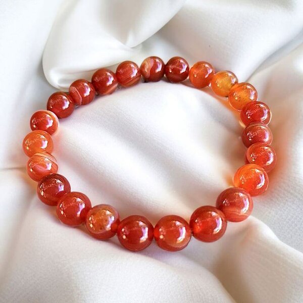 Bracelet en cornaline