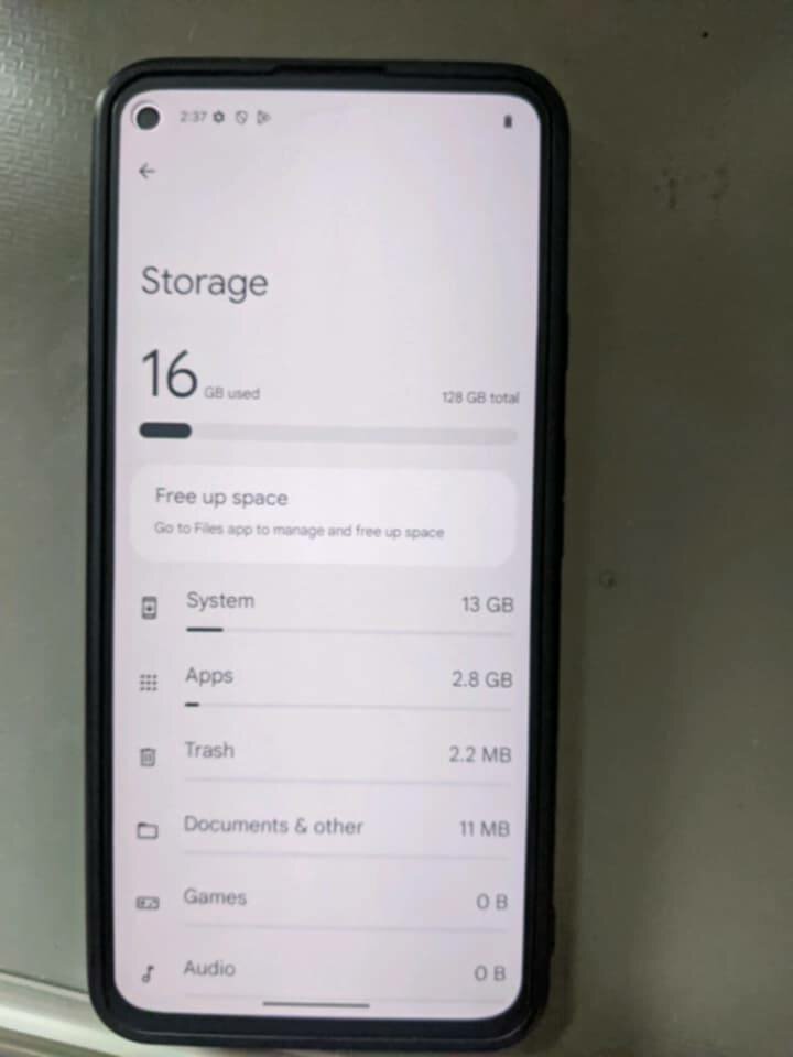 Google pixel 5a