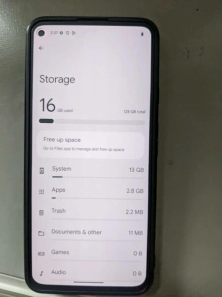 Google pixel 5a