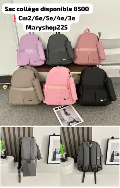 Sac à dos collège tendance
