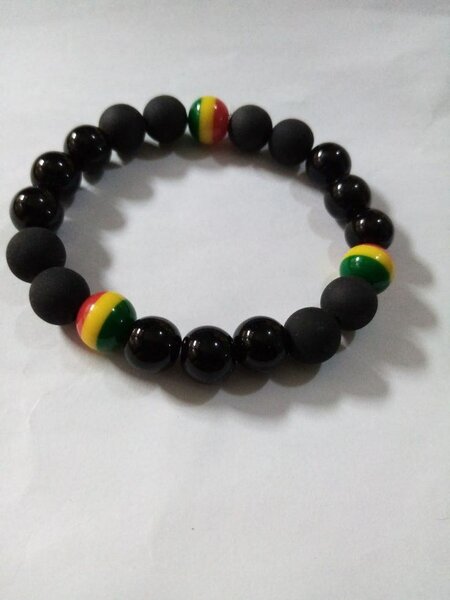 Bracelet perles multicolores