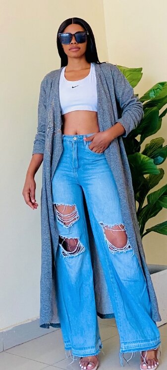 Cardigan grey large