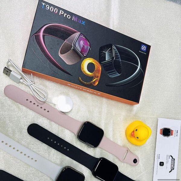 Montre intelligente - T900 pro max noir - 45 mm