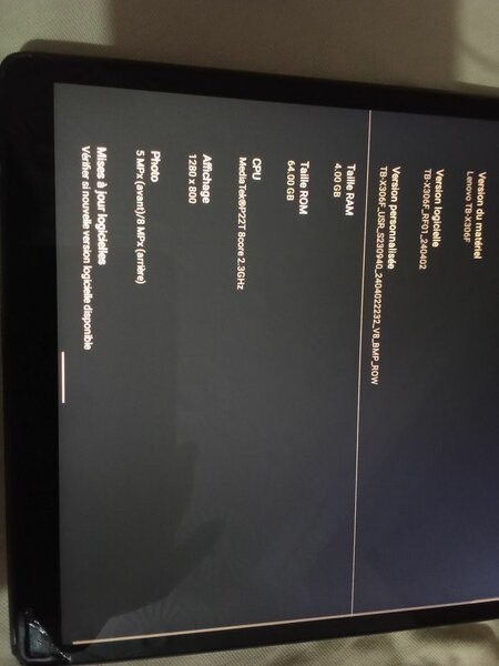 Lenovo tab M10 HD