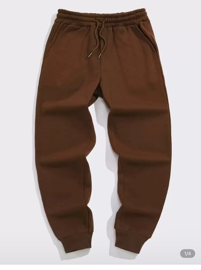 Pantalons de jogging marron