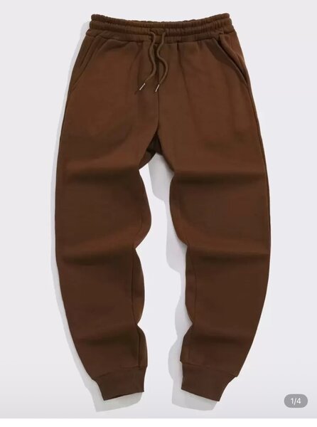 Pantalons de jogging marron