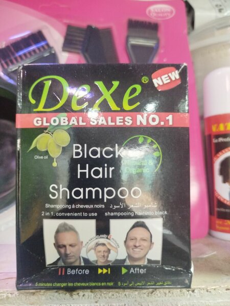 Teinture Shampoo Noir DeXe Bio