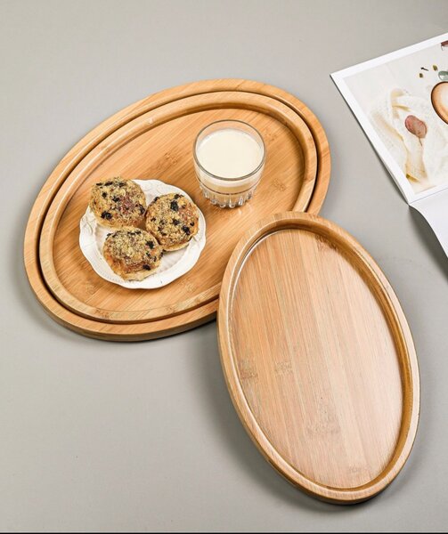 * 3 in 1 wooden food tray *
