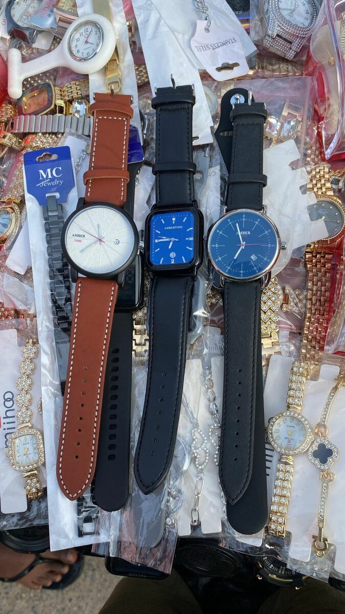 Men's wrist watch (Amber Time)