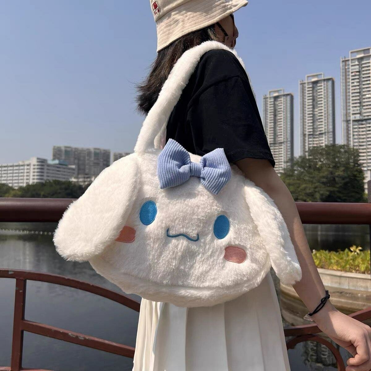 Sac peluche lapin kawaii
