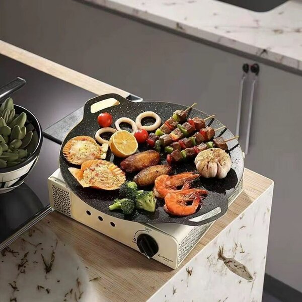 Poêle à griller antiadhésive