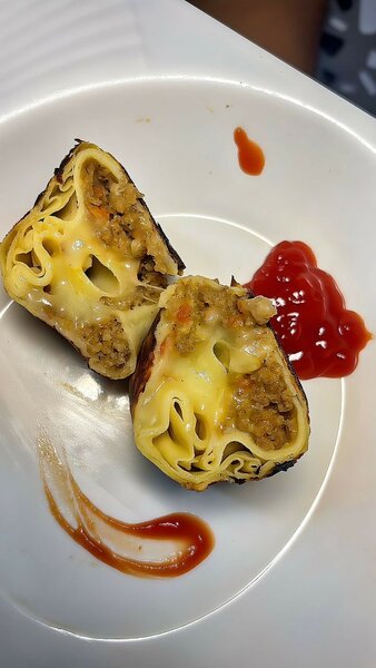 Crêpes viande hachée béchamel
