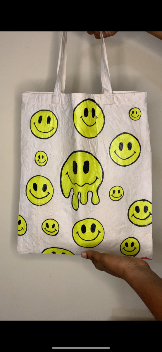 Sac en tissu avec motifs artistiques