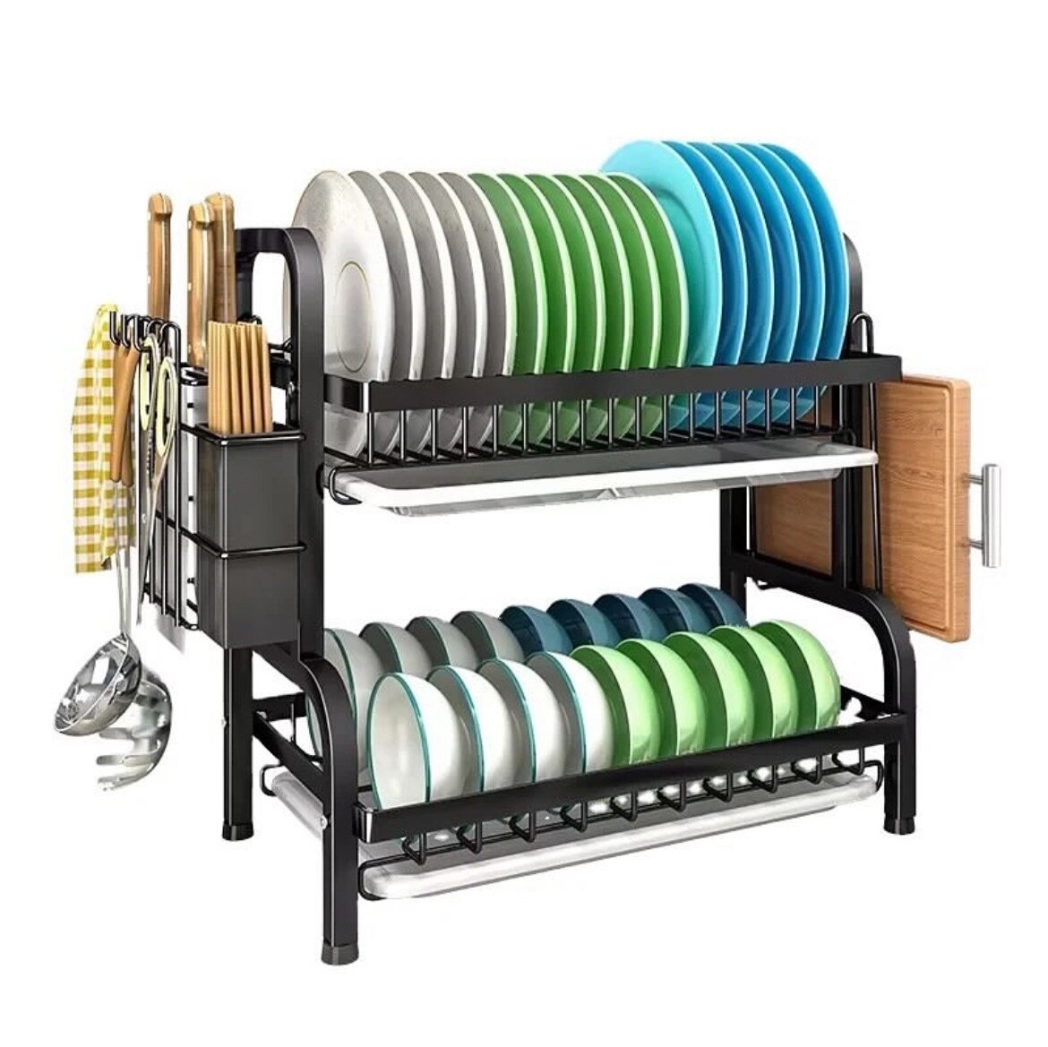 2 tier kitchen dish rack