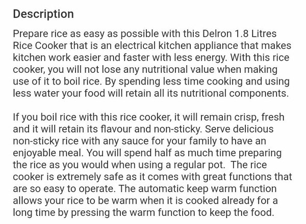 Rice Cooker