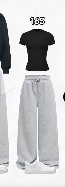 Pantalon de jogging ample gris
