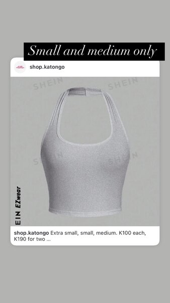 Halter tops