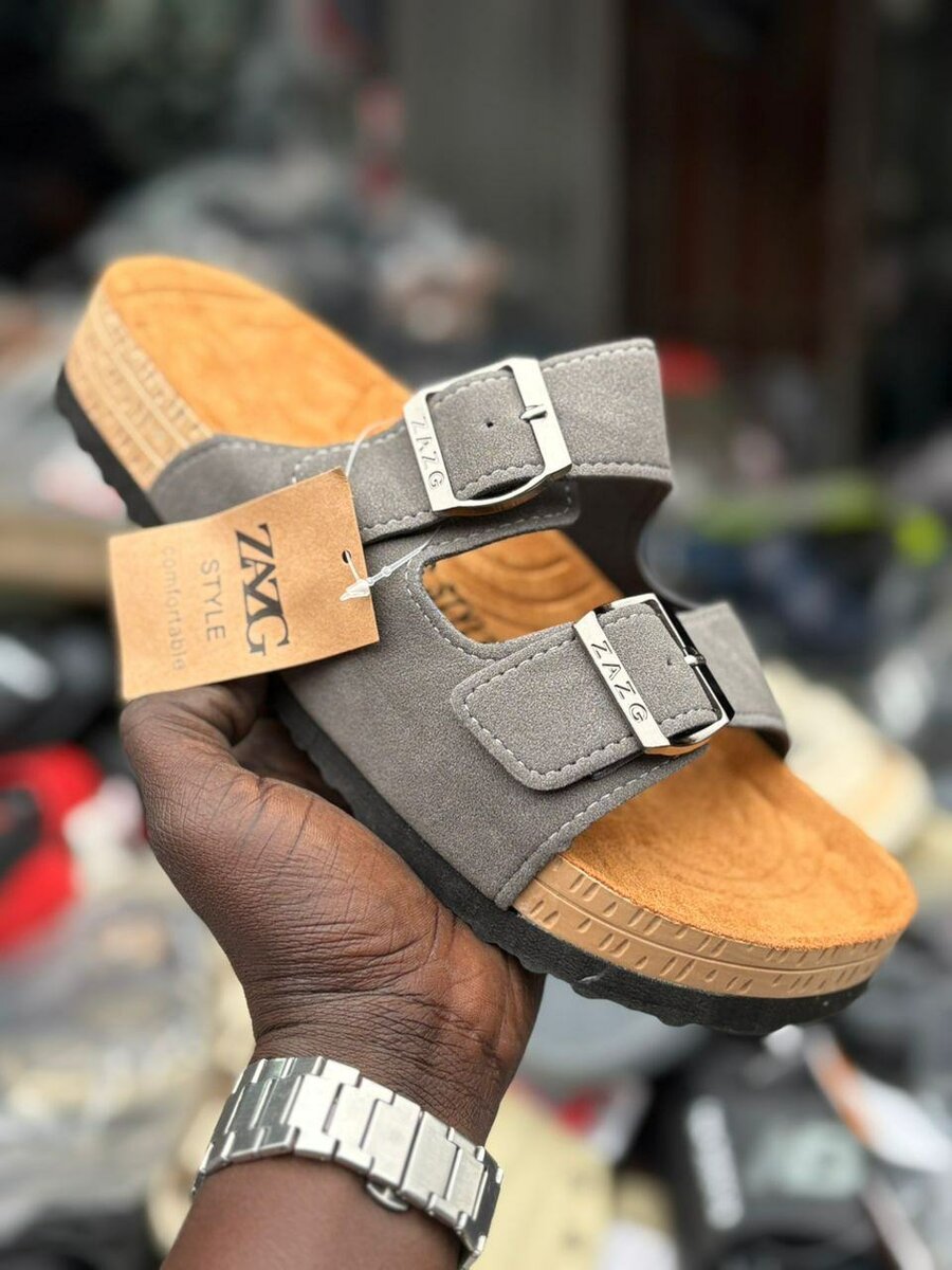 Sandales confortables à deux boucles