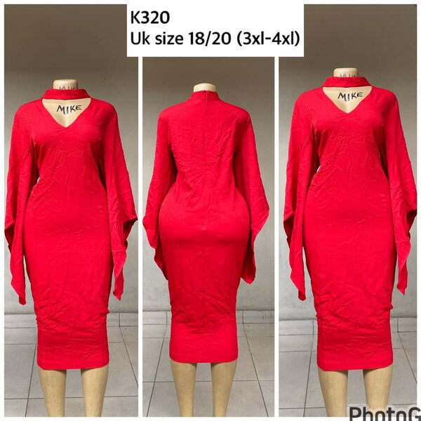 red dress