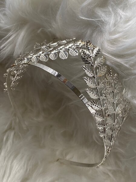 Silver headband
