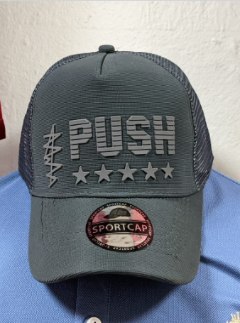 gray cap