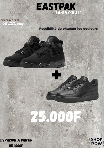 Sneakers noirs personnalisables