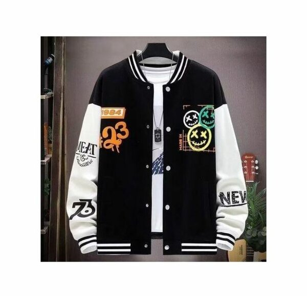 Veste varsity tendance unisexe