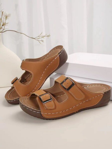 Wedge Slippers