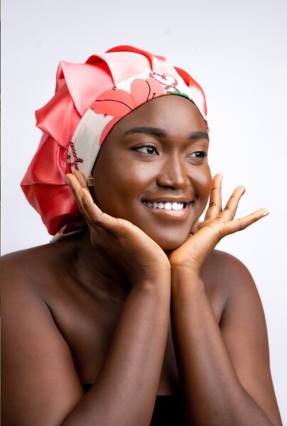Scarf Bonnet pink