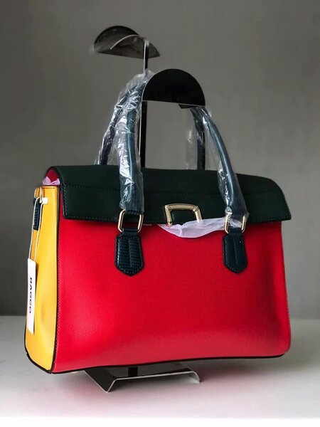 Sac femme rouge kaki