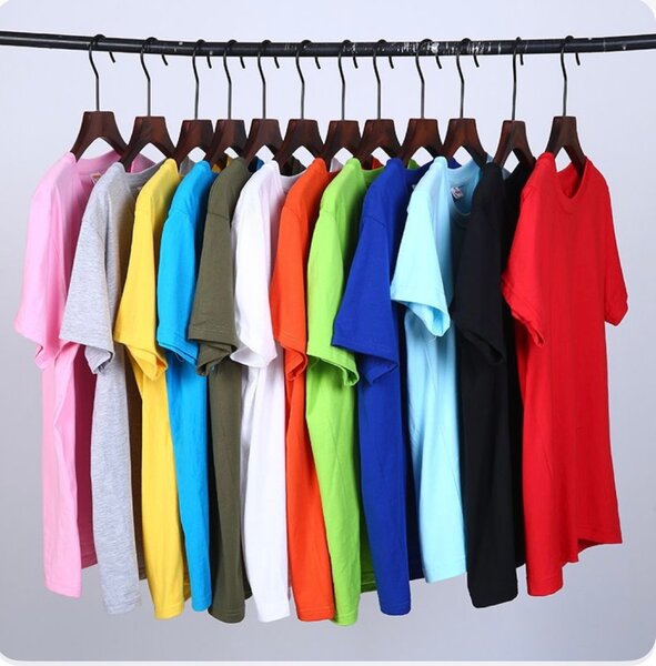 T-shirts multicolores en coton