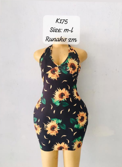 Robe noir vert