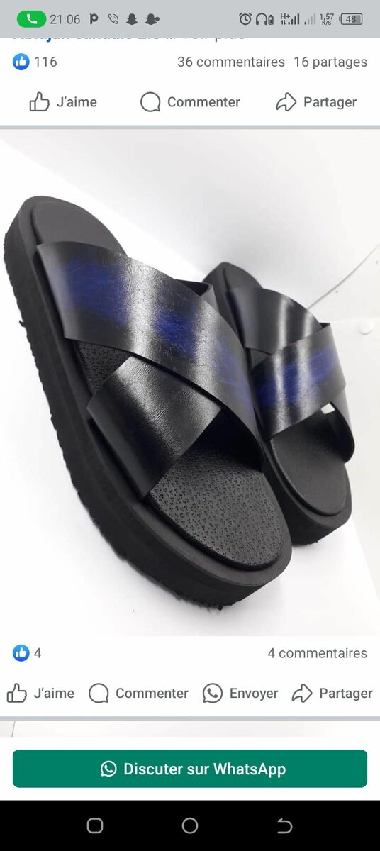 Chaussures en cuir