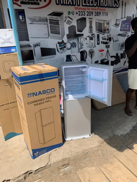 NASCO 116L Double Door Fridge