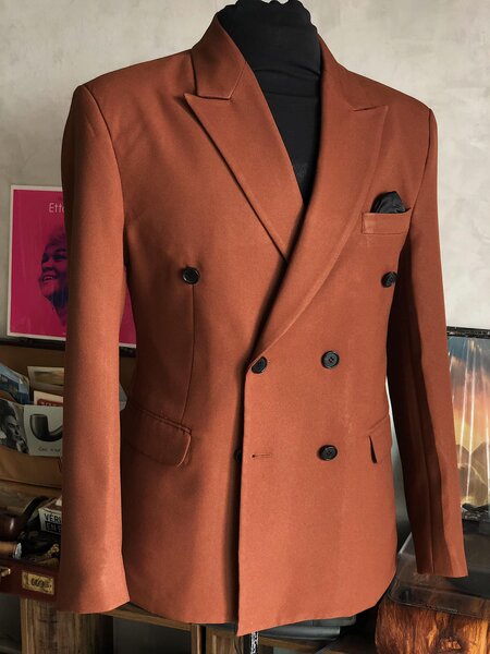 veste homme orange  L