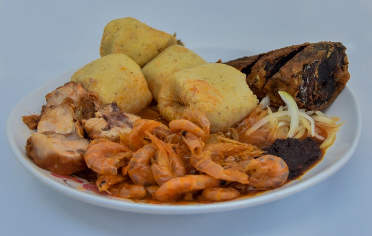 Dokounou poisson crevettes