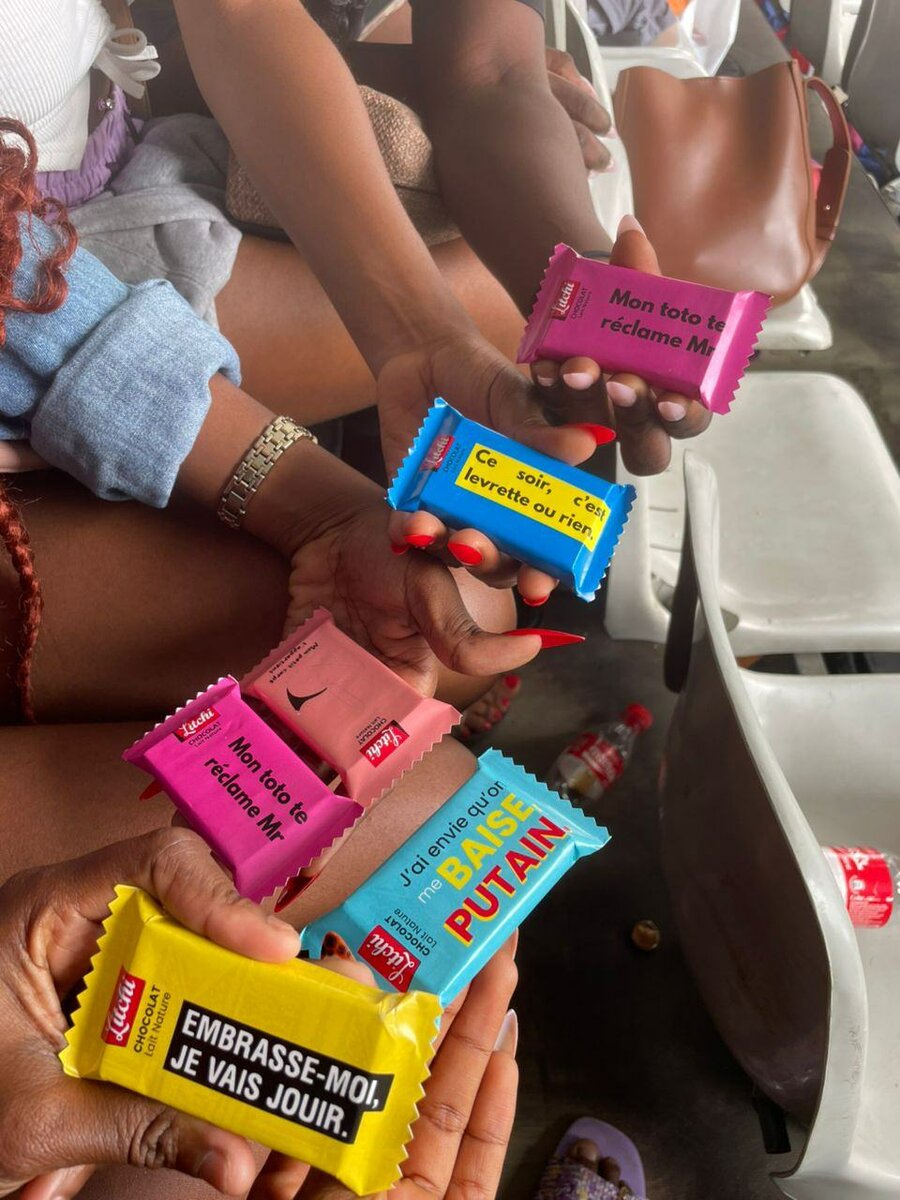 Sachets de Chocolats Drôles