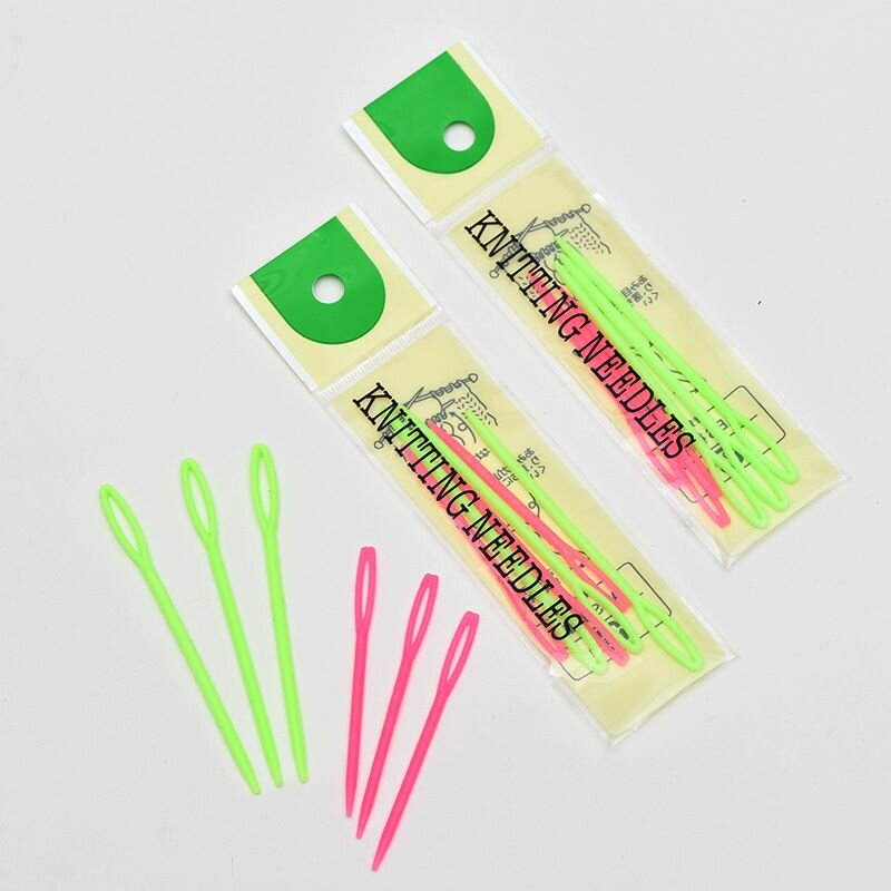 Aiguilles à tricoter en plastique