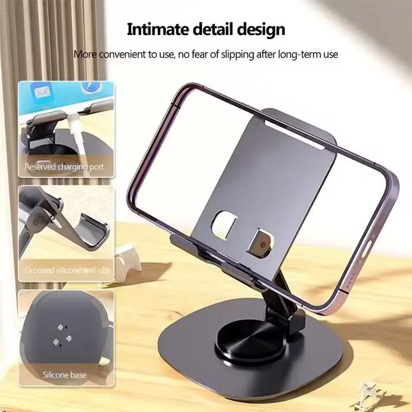 Support de téléphone portable rotatif