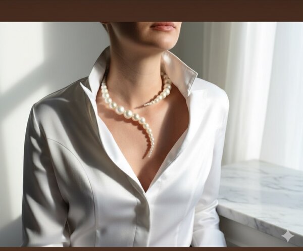 Collier en perles élégantes