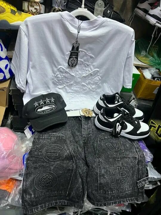 T-shirt et Short Denim Unisex