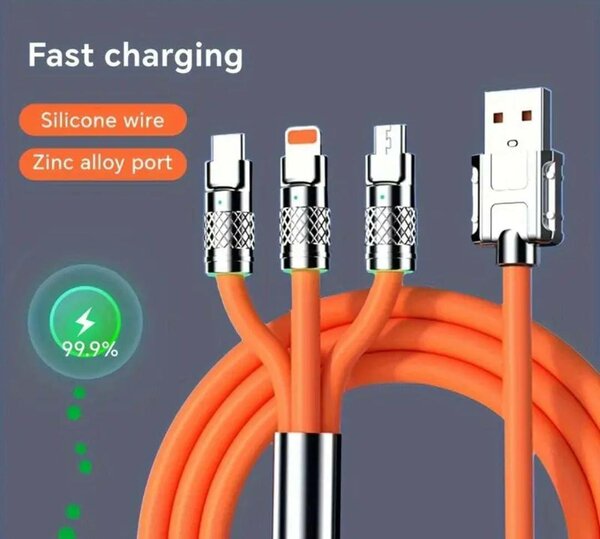 Câble de charge rapide 3 en 1